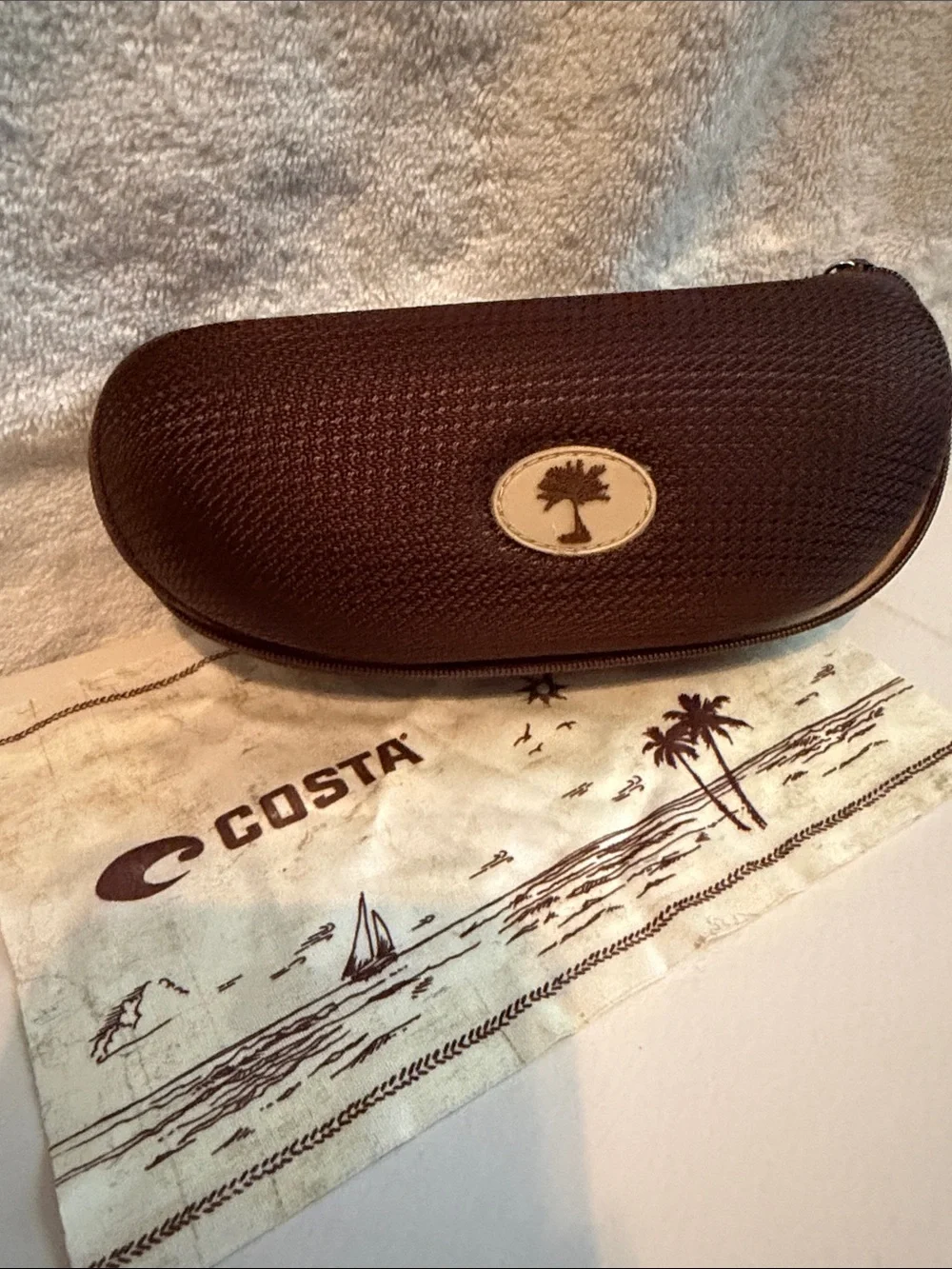 Kenny Chesney Costa Men’s Wrap Sunglasses in Tortoise Frame with Brown Lenses